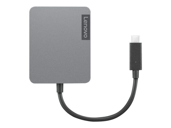 Lenovo Travel Hub Gen2 - Dockingstasjon - USB-C - VGA, HDMI - GigE - Sort