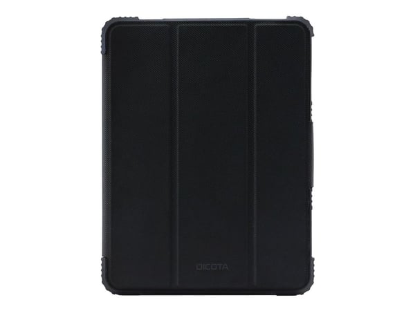 DICOTA Folio Case - Lommebok for nettbrett - termoplast-polyuretan (TPU), polykarbonat, gjenvunnet PET - svart - 11" - for Apple 10.9-inch iPad Air...