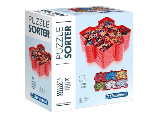 Clementoni - Puzzle Sorter - puzzletilbehør (en pakke 6)