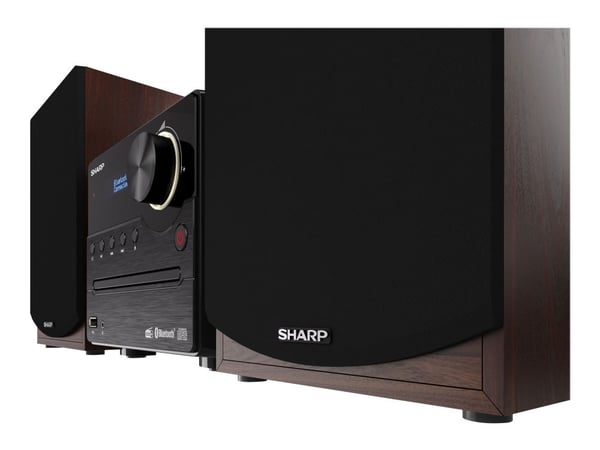 Sharp XL-B517D - Mikrosystem - 2 x 7.5 Watt - brun