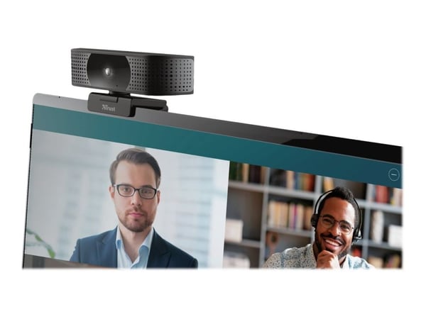 Trust Teza - Webbkamera - färg - 3840 x 2160 - 4K - fast lins - ljud - USB 2.0