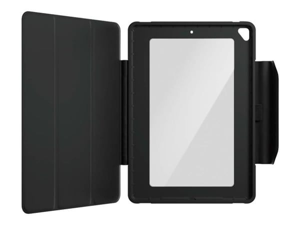 PanzerGlass - Black Edition - tabletti flip cover - karkea - antibakteerinen - muovi - Applen 10,2 tuuman iPadille; 10,5 tuuman iPad Air (3. sukupo...