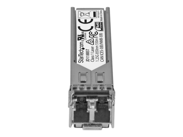 Startech HPE JD118B Compatible SFP Module, 1000BASE-SX, 1GbE Multi Mode (MMF) Fiber Optic Transceiver, 1GE Gigabit Ethernet SFP, LC Connector, 550m...