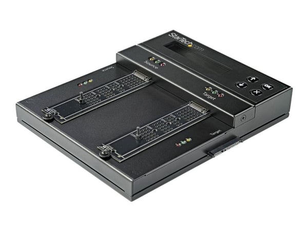 StarTech Standalone M.2 SATA & M.2 NVMe Duplicator and Eraser, HDD/SSD Cloner & Wiper for M.2 PCIe AHCI/NVMe, M.2 SATA, 2.5/3.5" SATA Drives, Exter...