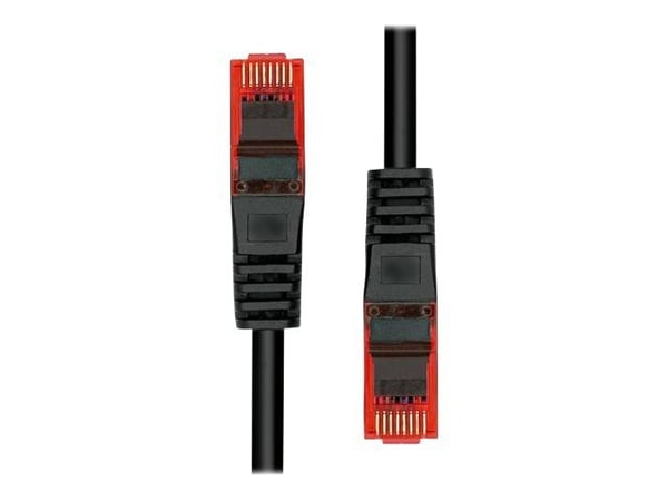 ProXtend - Koblingskabel - RJ-45 (hann) til RJ-45 (hann) - 75 cm - 6 mm - UTP - CAT 6 - halogenfri, uten hindringer, flertrådet - svart