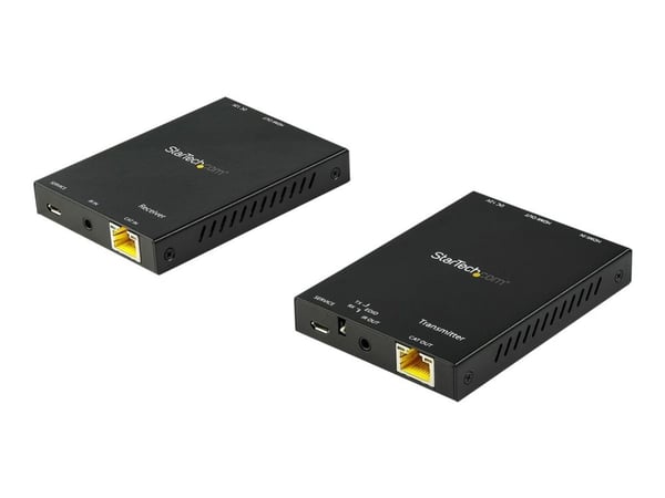 Startech HDMI over CAT6 Extender Kit - 4K 60Hz - HDMI Balun Kit - Signal up to 165 ft / 50m - HDR - 4:4:4 - 7.1 Audio Support (ST121HD20V) - Video/...