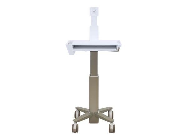 Ergotron CareFit Slim 2.0 - Vogn - lett bruk - for Alt-i-ett / LCD-skjerm - medisinsk - aluminium, kvalitetsplast, sinkplettert stål - hvit, varm g...