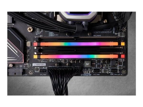 CORSAIR Vengeance RGB PRO - TUF Gaming Edition - DDR4 - sett - 16 GB: 2 x 8 GB - DIMM 288-pin - 3200 MHz / PC4-25600 - CL16 - 1.35 V - ikke-bufret ...