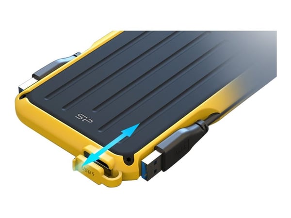 SILICON POWER External HDD Armor A66 2.5inch 2TB USB 3.2 IPX4 Yellow