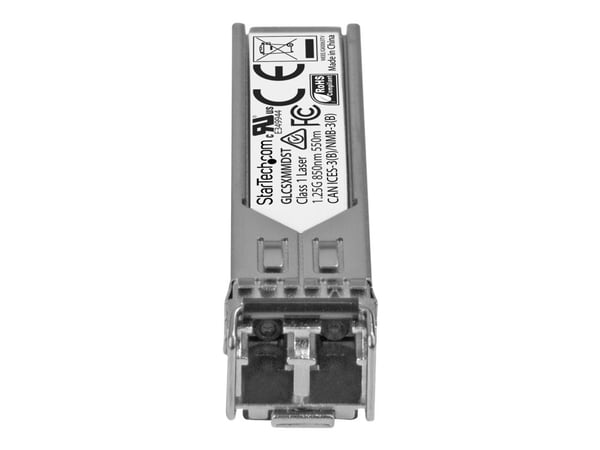 StarTech.com Cisco GLC-SX-MMD Yhteensopiva SFP-moduuli, 1000BASE-SX, 1GbE Multimode Fiber MMF Optic Transceiver, 1GE Gigabit Ethernet SFP, LC 550m,...