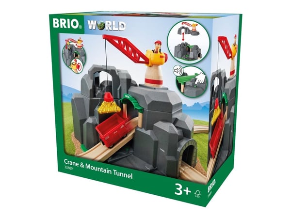 BRIO 33889 Kran og fjelltunnel