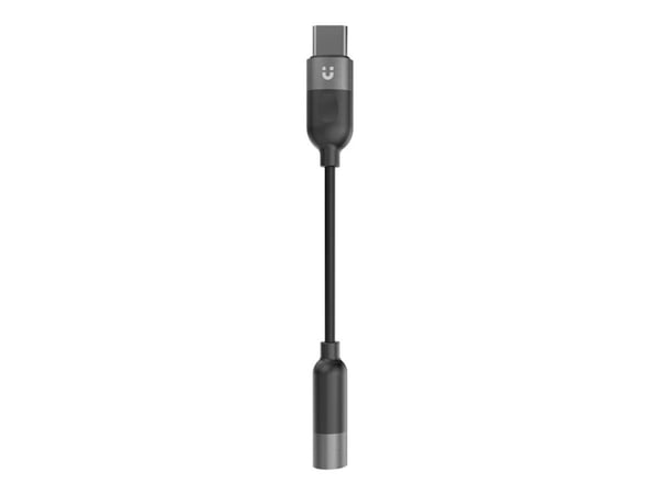 Unitek M1204A - USB-C til hodetelefons-jakkadapter - USB-C hann til minijakk hunn - 11 cm - svart