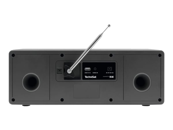 TechniSat DigitRadio 3 VOICE - Lydsystem - 2 x 10 watt - svart, sølv