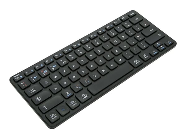 Targus - Tastatur - kompakt, multienhet, antimikrobiell - trådløs - Bluetooth 5.1 - QWERTY - Storbritannia - svart - B2B