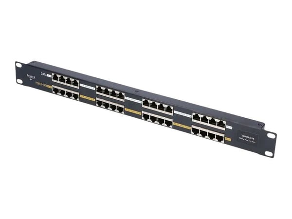 Extralink - Strøminjektor (kan monteres i rack) - AC 100-240 V - 160 watt - utgangskontakter: 16 - 1U - 19"