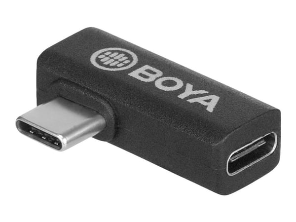 BOYA BY-K5 - USB-adapter - USB-C (hann) vinklet til USB-C (hunn) rett