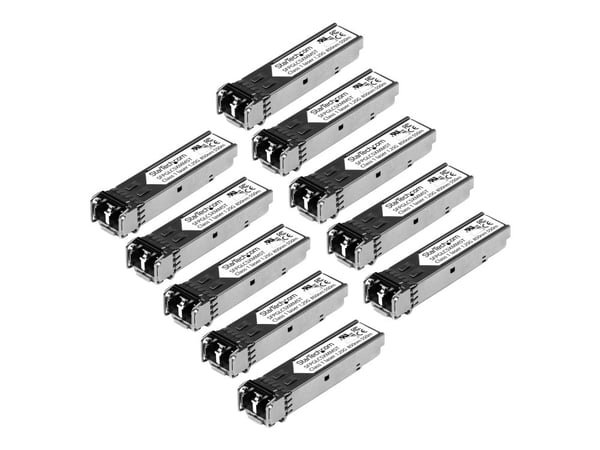 Startech Cisco GLC-SX-MM Compatible SFP Module, 1000BASE-SX, 1GbE Multimode Fiber MMF Optic Transceiver, 1GE Gigabit Ethernet SFP, LC 550m, 850nm D...