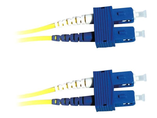 Lanview - Koblingskabel - SC-enkeltmodus (hann) til SC-enkeltmodus (hann) - 3 m - fiberoptisk - dupleks - 9 / 125 micron - OS2 - halogenfri - gul