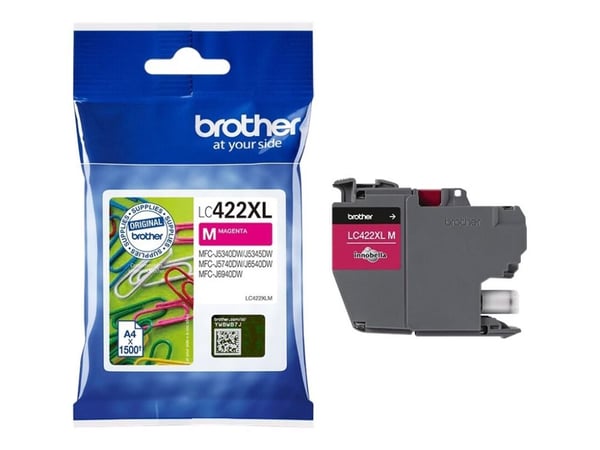 Brother LC-422XLM, 1500 sivua, 1 kpl, Kertapakkaus