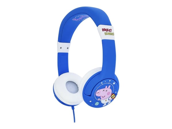 OTL Peppa Pig Rocket George - Hodetelefoner - on-ear - kablet - 3,5 mm jakk - blå OTL Peppa Pig Rocket George - Hodetelefoner - on-ear - kablet - 3,5 mm jakk - blå