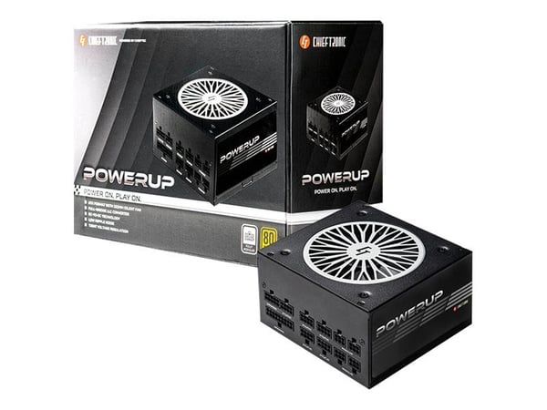 Chieftronic PowerUp -sarja 650 W - Virtalähde (sisäinen) - ATX12V 2,53 - 80 PLUS Gold - AC 100-240 V - 650 Watt - aktiivinen PFC