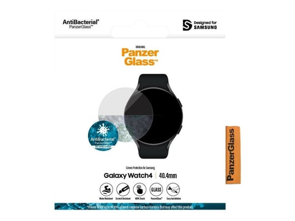 PanzerGlass - Skjermbeskyttelse for smart armbåndsur - glass - krystallklar - for Samsung Galaxy Watch4 (40 mm)