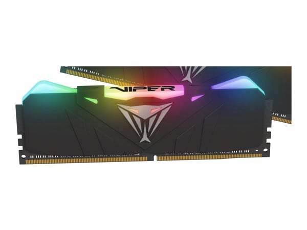 Patriot Extreme Performance Viper Steel RGB - DDR4 - modul - 8 GB - DIMM 288-pin - 3200 MT/s / PC4-25600 - CL18 - 1.35 V - ikke-bufret - ikke-ECC -...