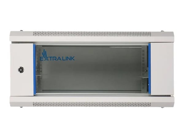 Extralink - Rack skap - veggmonterbar - grå - 4U - 19"
