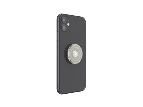 POPSOCKETS Clear Glitter Silver