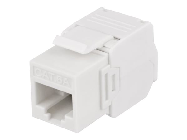DELTACO - Keystone-liitin - RJ-45 (naaras) RJ-45 (naaras) - UTP - CAT 6a DELTACO - Keystone-liitin - RJ-45 (naaras) RJ-45 (naaras) - UTP - CAT 6a