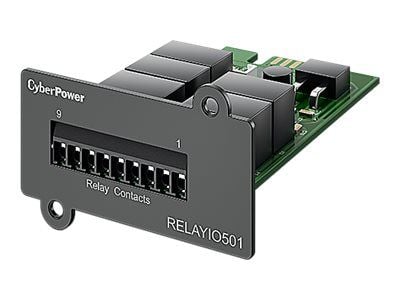 CyberPower RELAYIO501 - UPS-administrasjonsmodul - svart