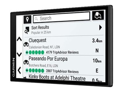 Garmin DriveSmart 66, 15,2 cm (6"), 1280 x 720 pikseliä, TFT, 144,8 x 81,3 mm (5.7 x 3.2"), Multi-touch, 145 x 81 mm