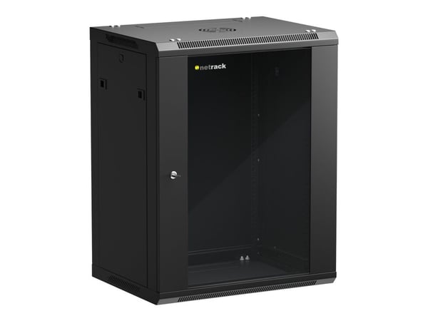 Netrack - Kotelo - seinäasennettava - musta - 15U - 19"