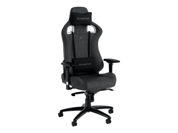 Noblechairs EPIC TX - Stol - ergonomisk - armlener - T-formet - tipping - aluminium, polyuretan, stoff, minneskumplast, nylon/polyetylen, kaldskum,...