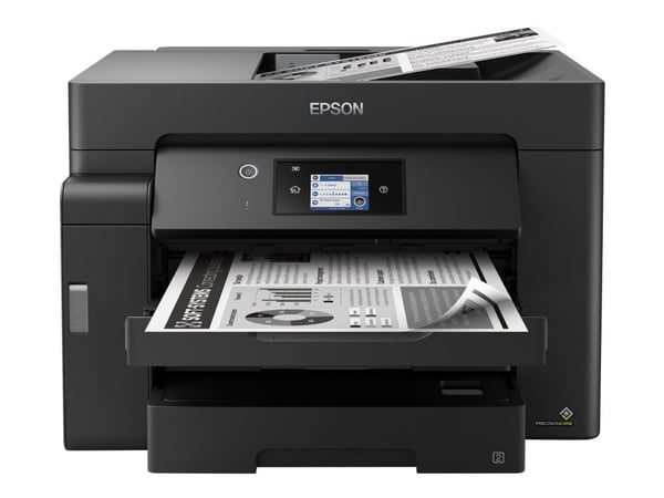 Epson EcoTank M15140 - Multifunksjonsskriver - S/H - ink-jet - A3 plus (329 x 483 mm) (original) - A3 (medie) - opp til 25 spm (trykking) - 550 ark...
