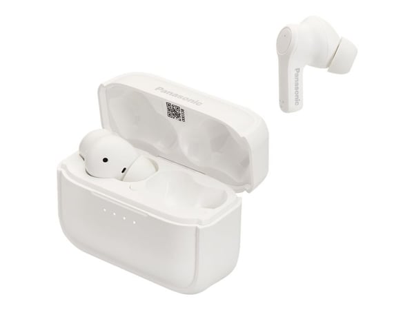 Panasonic RZ-B210W - True wireless-hodetelefoner med mikrofon - i øret - Bluetooth - hvit