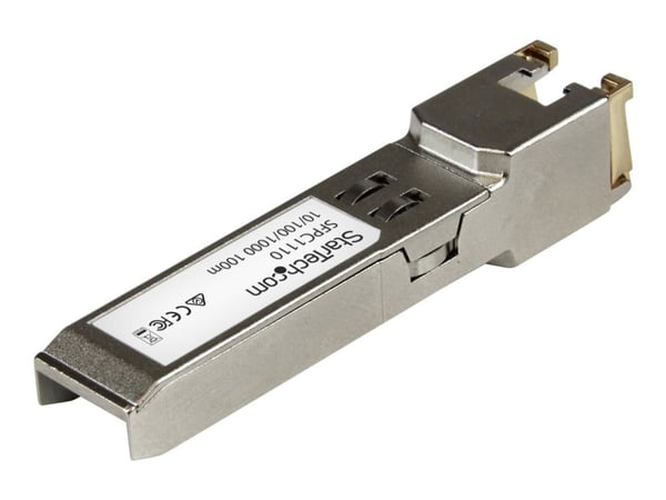 Startech Cisco SFP-GE-T Compatible SFP Module, 1000BASE-T, SFP to RJ45 Cat6/Cat5e, 10/100/1000 Mbps, RJ-45 (Copper) 100m, Cisco IE3400, IE3300, IE3...