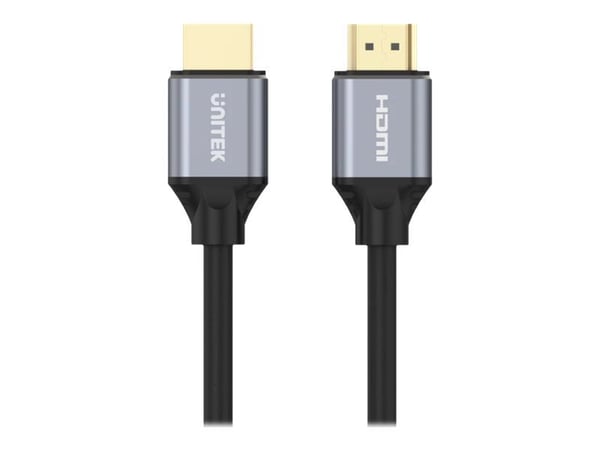 UNITEK C139W HDMI-kaapeli 3 m HDMI Type A (Standard) Musta, Harmaa