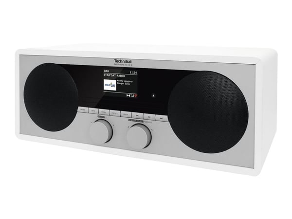 TechniSat DigitRadio 451 CD IR - Lydsystem - 2 x 15 watt - hvit