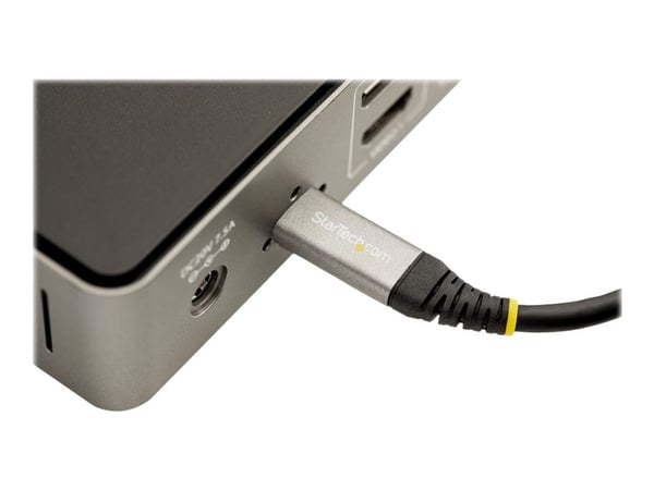 StarTech 1 m USB C-kabel 10 Gbit/s - USB-IF-certifierad USB-C-kabel - USB 3.1/3.2 Gen 2 Type-C kabel - 100 W (5A) Power Delivery-laddning, DP alt-l...