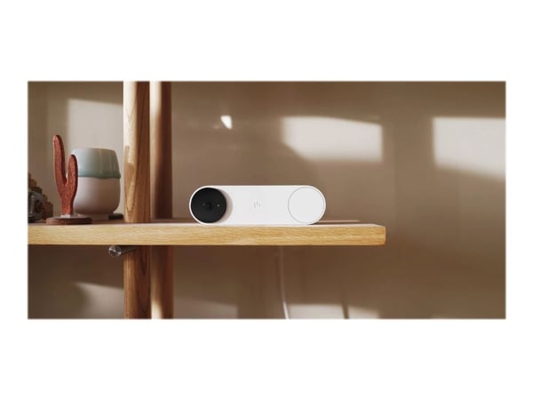 Google Nest - Dørringeklokke - trådløs - Bluetooth, 802.11a/b/g/n - 2.4 Ghz, 5 GHz - sne - sne