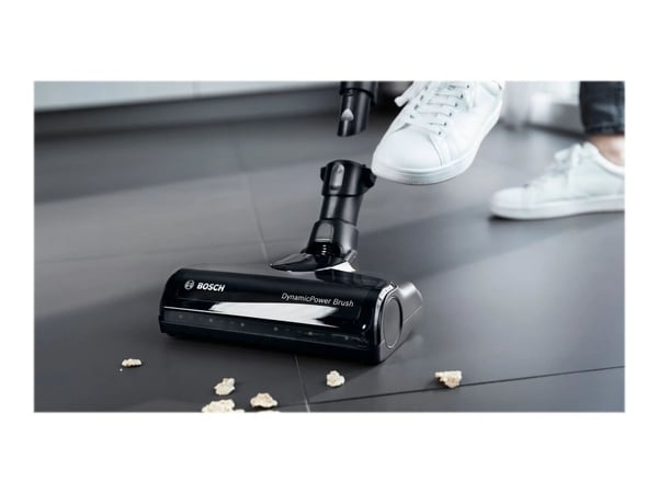 Bosch Unlimited 7 BSS711W - Støvsuger - pinne/håndholdt (2-i-1) - uten pose - uten kabel - hvit - 1 batteri, inkludert lader