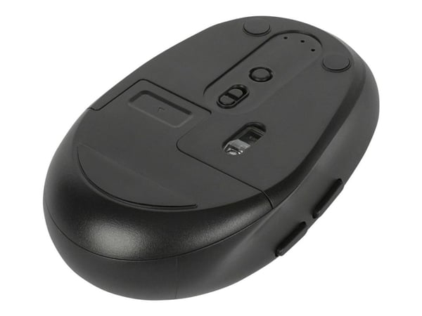Targus Multi Device Midsize Comfort - Mus - antimikrobielt middel - trådløs - 2.4 GHz, Bluetooth