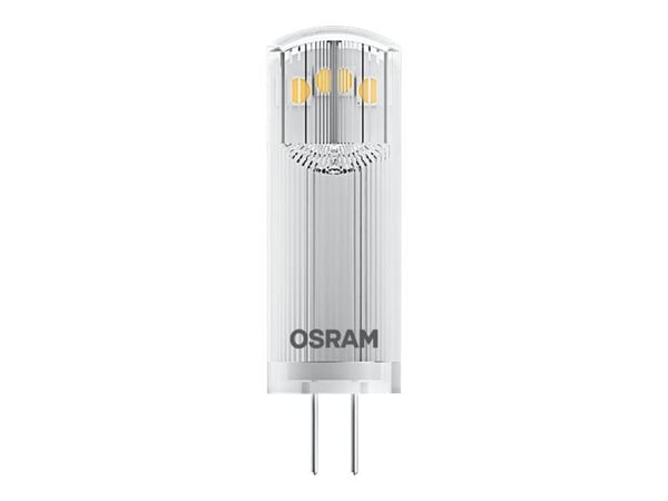 OSRAM PIN - LED-lyspære - form: T13 - klar finish - G4 - 1.8 W (ekvivalent 20 W) - klasse F - varmt hvitt lys - 2700 K