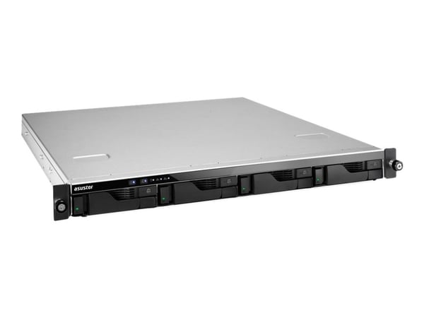 ASUSTOR Lockerstor 4RD AS6504RD - NAS-server - 4 fack - kan monteras i rack - SATA 6Gb/s - RAID RAID 0, 1, 5, 6, 10, JBOD - RAM 8 GB - Gigabit Ethe...