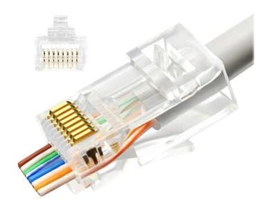 Lanview LVN125305, RJ45, Läpinäkyvä, Uros, Suora, Cat6, U/UTP (UTP)