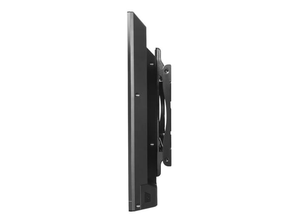 Peerless PARAMOUNT Universal Flat Wall Mount PF640 - Monteringssett (veggplate, brakettadapter) - for LCD-skjerm - smeltet epoksy - glanssvart - sk...