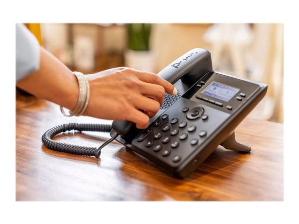Poly Edge B30 - VoIP-telefon med anrops-ID/samtale venter - 5-veis anropskapasitet - SIP, SDP - 16 linjer