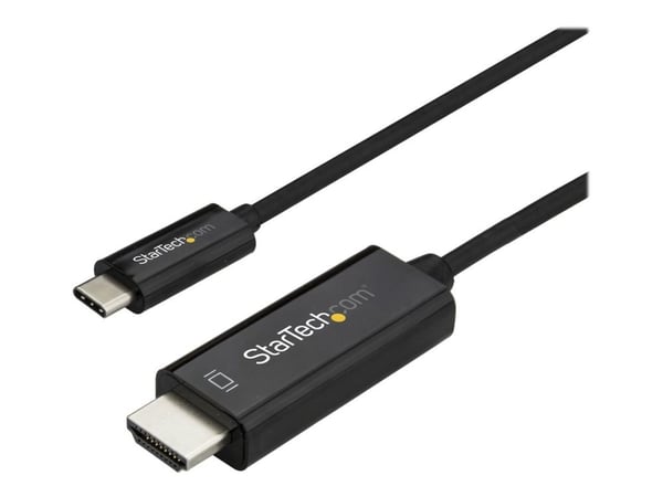 StarTech.com 10ft (3m) USB C - HDMI kaapeli, 4K 60Hz USB Type C - HDMI 2.0 videosovitinkaapeli, Thunderbolt 3 yhteensopiva, kannettava tietokone HD...