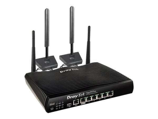 Draytek Vigor 2927L - Ruter - WWAN 6-porters svitsj - 1GbE, PPP - WAN-porter: 2